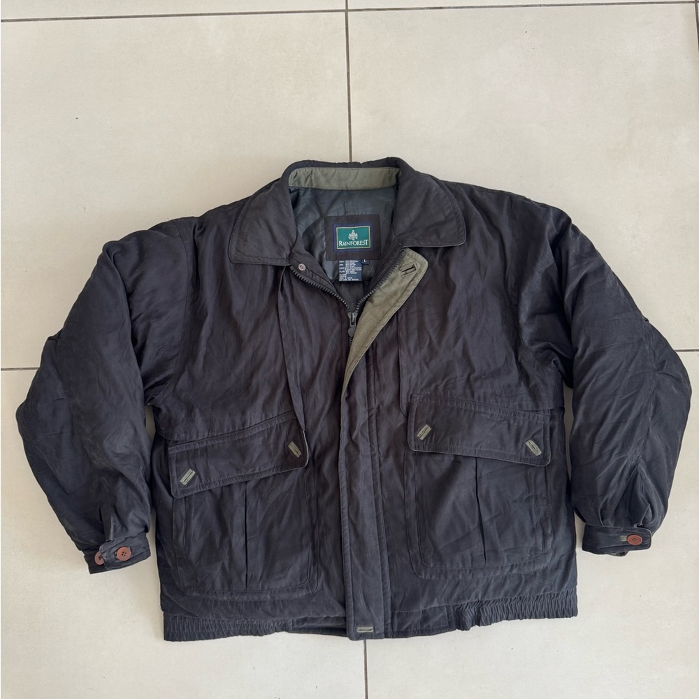 RAINFOREST Charcoal Military Field Jacket